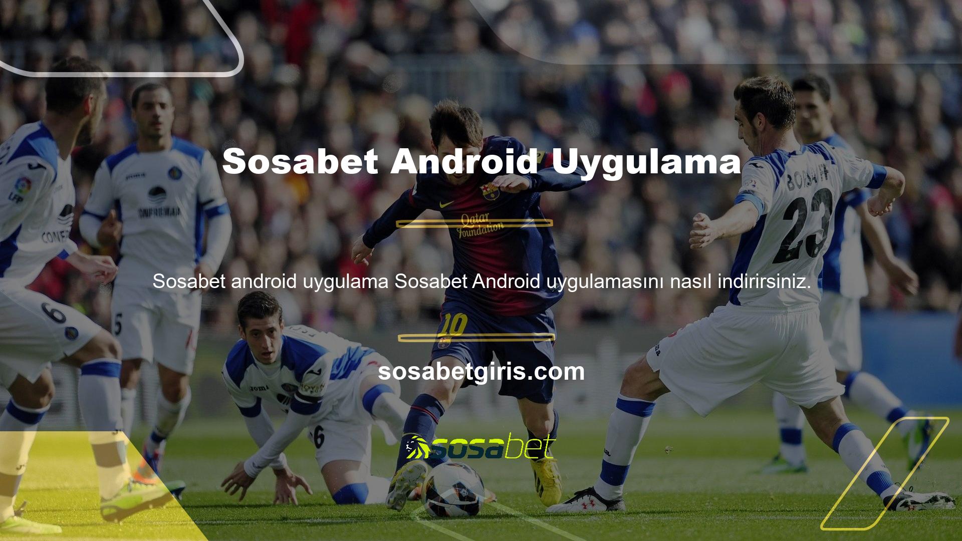 Android Cihaz Kullanıcıları Sosabet Android uygulamasını nasıl indireceğinizi öğrenmek ister