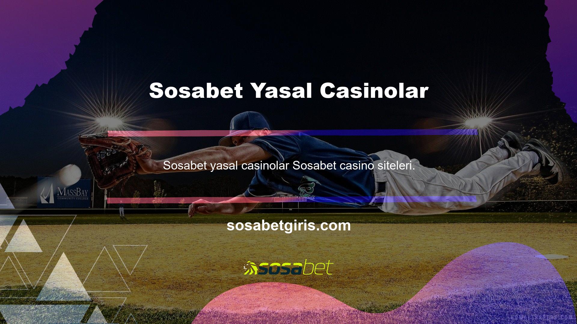 Yasal casino siteleri doğal olarak size hizmetten daha iyi sağlayacaktır